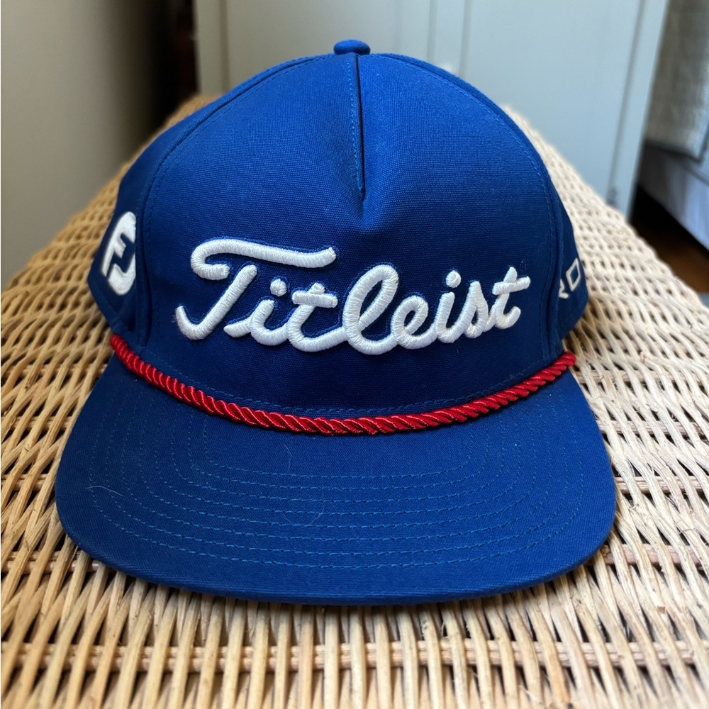 Titleist Royal Blue Cap with Red Trim